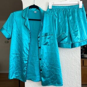 Teal PJ set